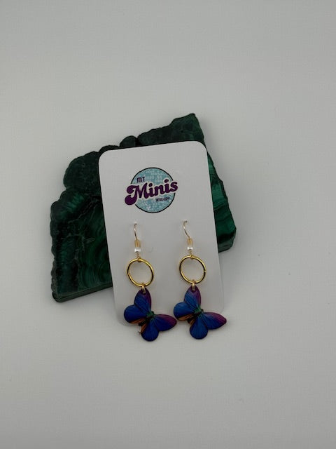Butterfly Earrings Multi