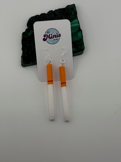 Fresh, Unlit Cig Earrings