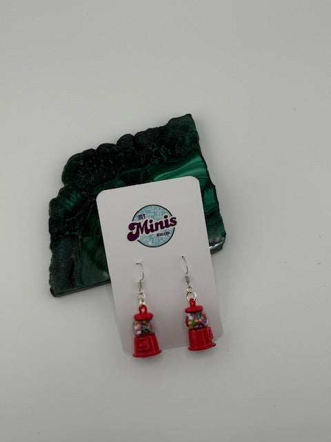 Gum Ball Machine Earrings