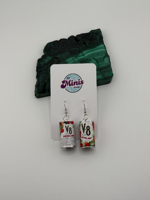 V8 Cans of Juice Earrings