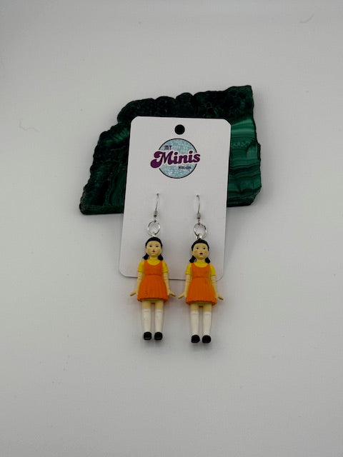 Squid Game Murder Doll Earrings