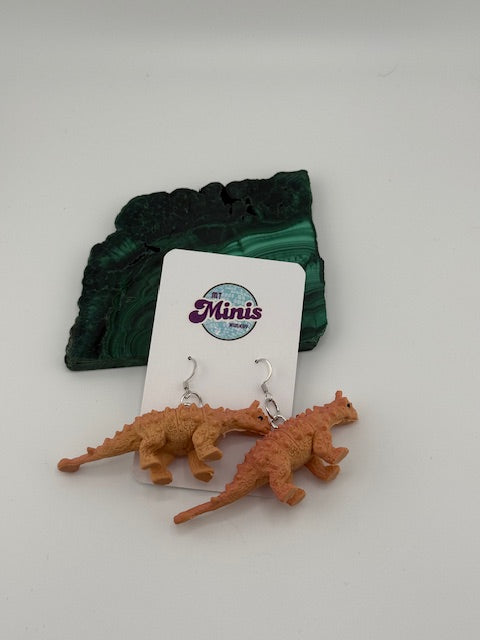 Dino Ankylosaurus Earrings