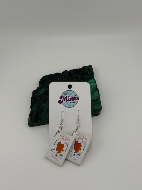 Mark Twain 'Huckleberry Finn' Book Earrings