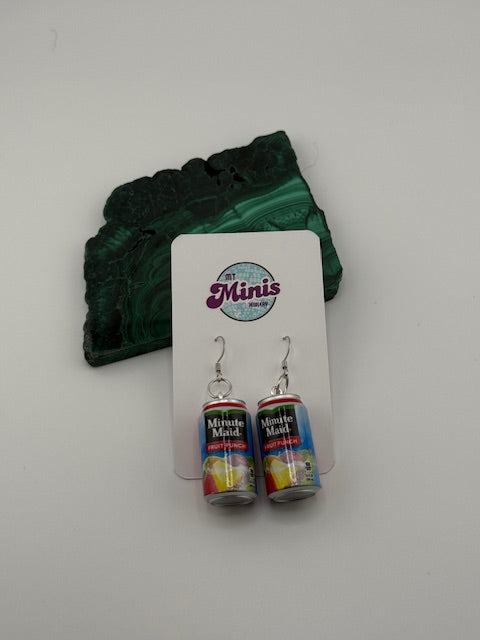 Minute Maid Drink Earrings