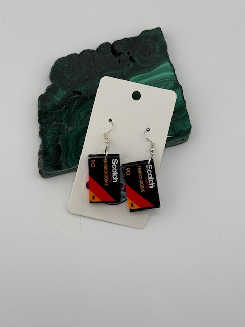 Scotch Classic Cassette tape Earrings