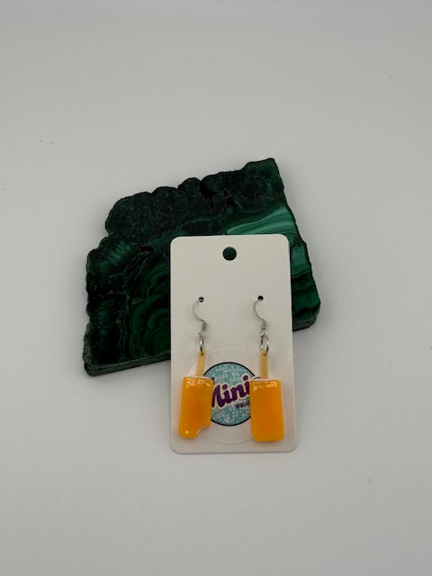 Orange Creamsicle Earrings