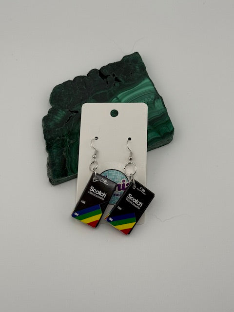 VHS Tape Earrings