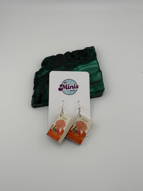Emma Book Earrings