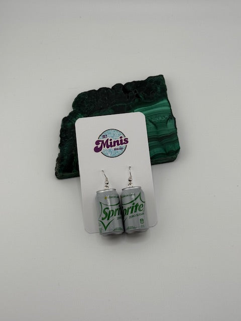 Sprite Soda Can Earrings