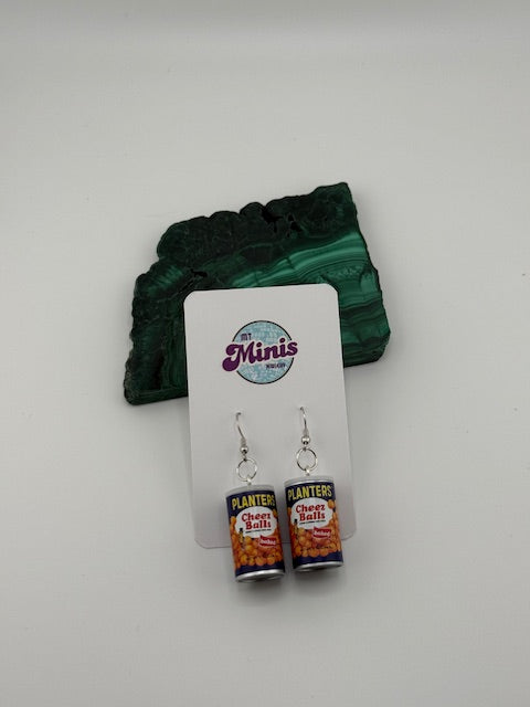 Planters Cheez Balls Earrings