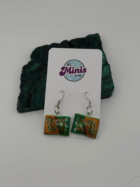 Cheeto Earrings