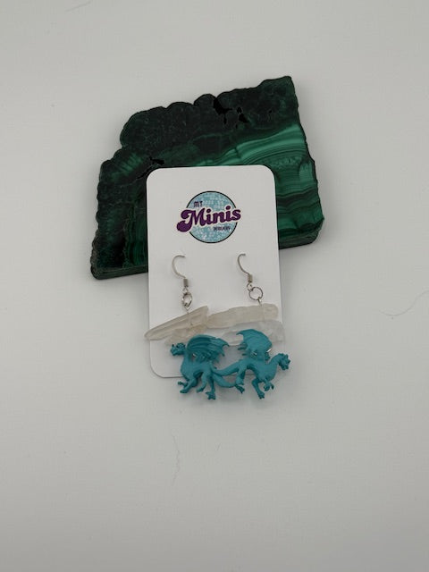 Dragons with Crystals