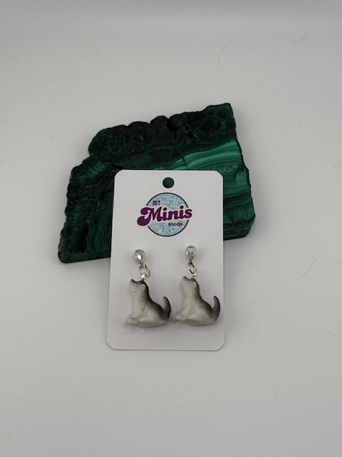 Wolf Stud Earrings