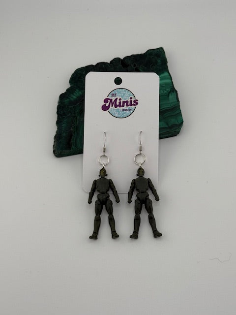 Rebel Moon Robot Earrings