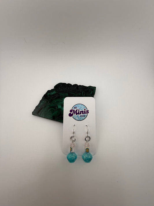 Halloween Spooky Blue Potion Earrings